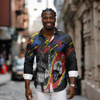 Swaziland Eswatini Somhlolo Day Long Sleeve Button Shirt Independence Day