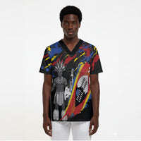 Swaziland Eswatini Somhlolo Day Scrub Top Independence Day