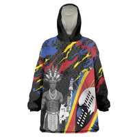 Swaziland Eswatini Somhlolo Day Wearable Blanket Hoodie Independence Day