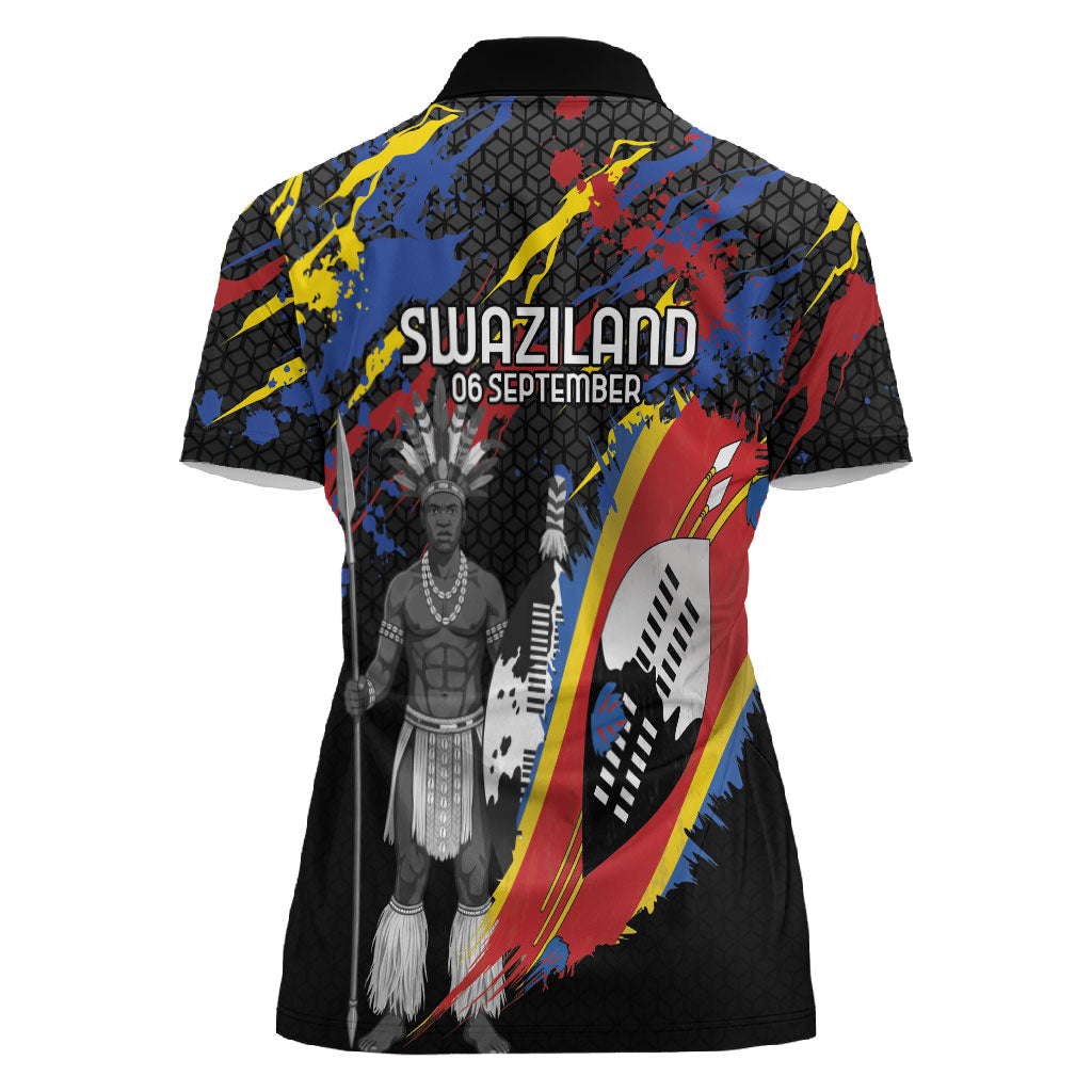 Swaziland Eswatini Somhlolo Day Women Polo Shirt Independence Day