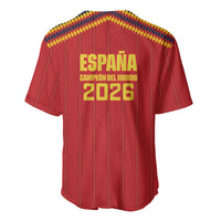 Spain Campeon del Mundo 2026 Baseball Jersey La Furia Roja History Has Been Made