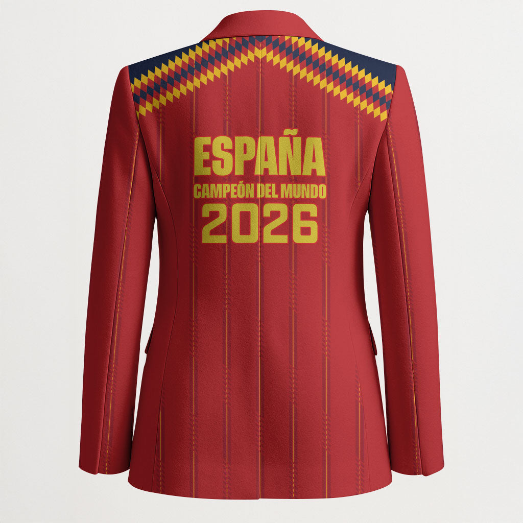 Spain Campeon del Mundo 2026 Blazer La Furia Roja History Has Been Made