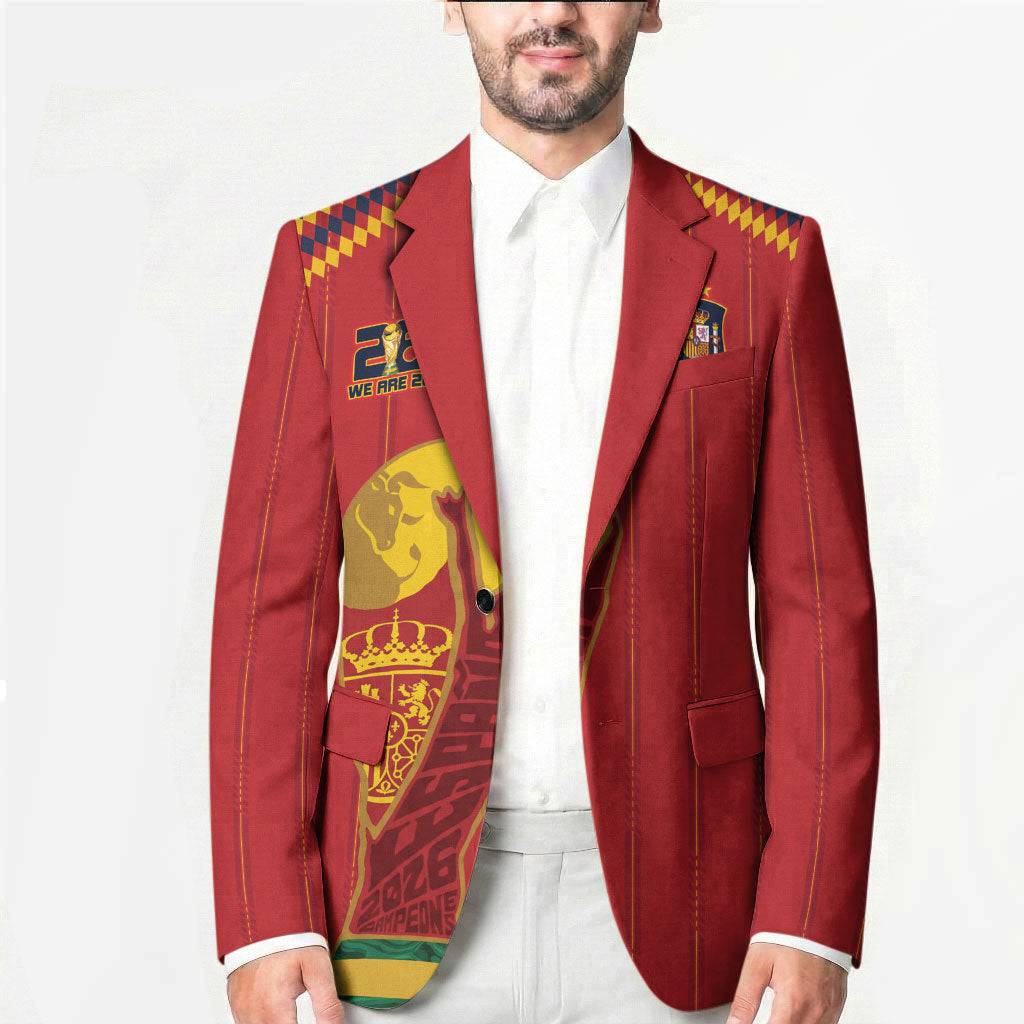 Spain Campeon del Mundo 2026 Blazer La Furia Roja History Has Been Made