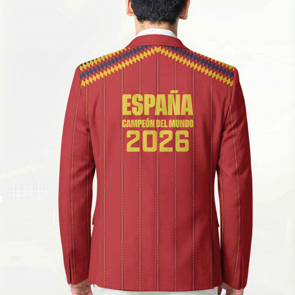 Spain Campeon del Mundo 2026 Blazer La Furia Roja History Has Been Made