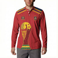 Spain Campeon del Mundo 2026 Button Sweatshirt La Furia Roja History Has Been Made