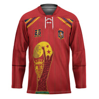 Spain Campeon del Mundo 2026 Hockey Jersey La Furia Roja History Has Been Made