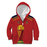 Spain Campeon del Mundo 2026 Kid Hoodie La Furia Roja History Has Been Made