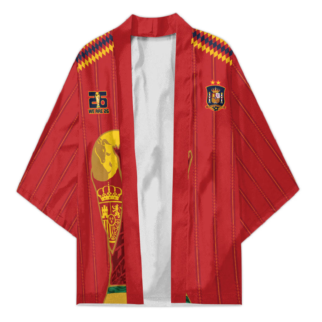 Spain Campeon del Mundo 2026 Kimono La Furia Roja History Has Been Made