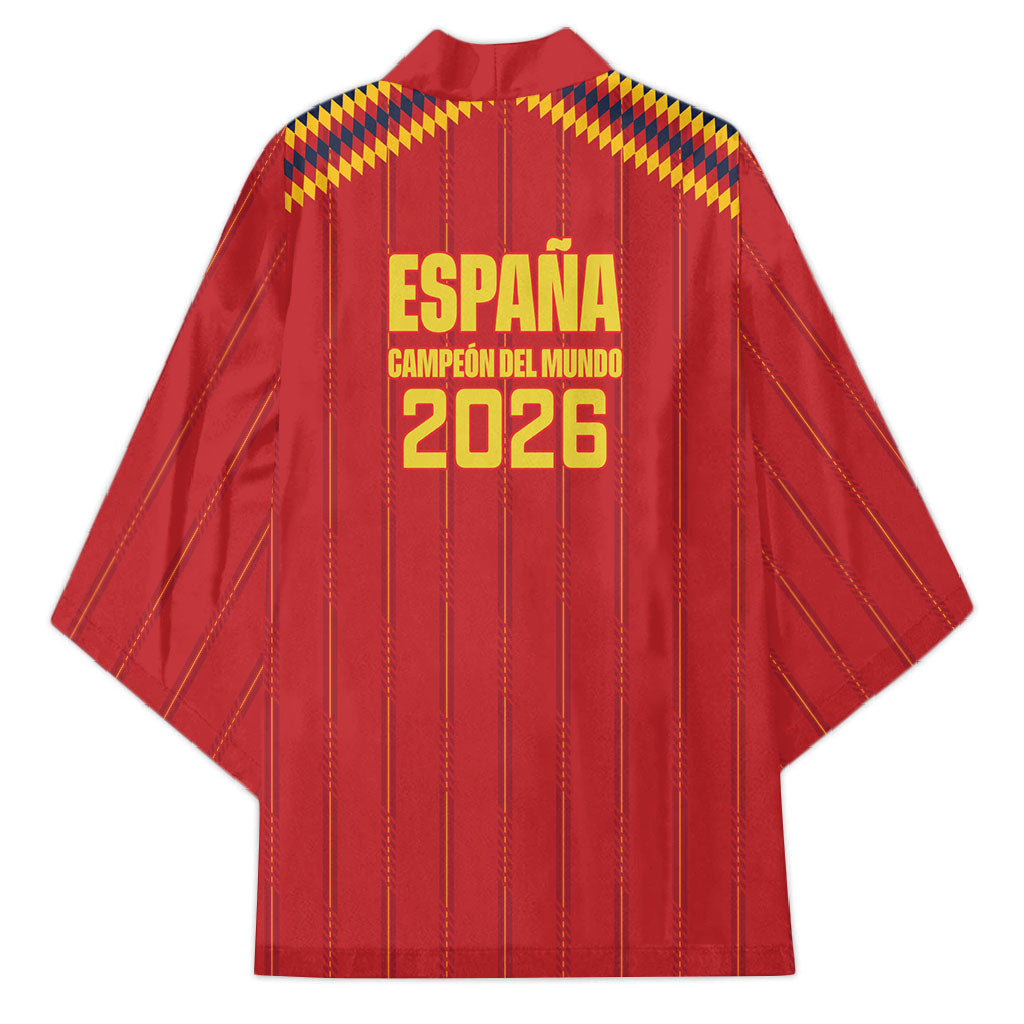 Spain Campeon del Mundo 2026 Kimono La Furia Roja History Has Been Made