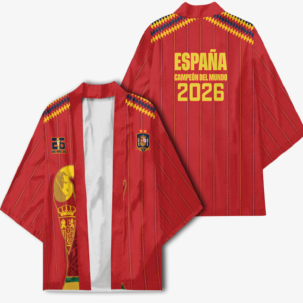 Spain Campeon del Mundo 2026 Kimono La Furia Roja History Has Been Made