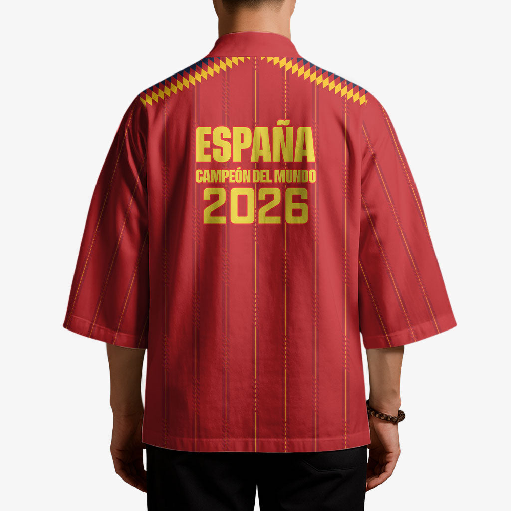 Spain Campeon del Mundo 2026 Kimono La Furia Roja History Has Been Made