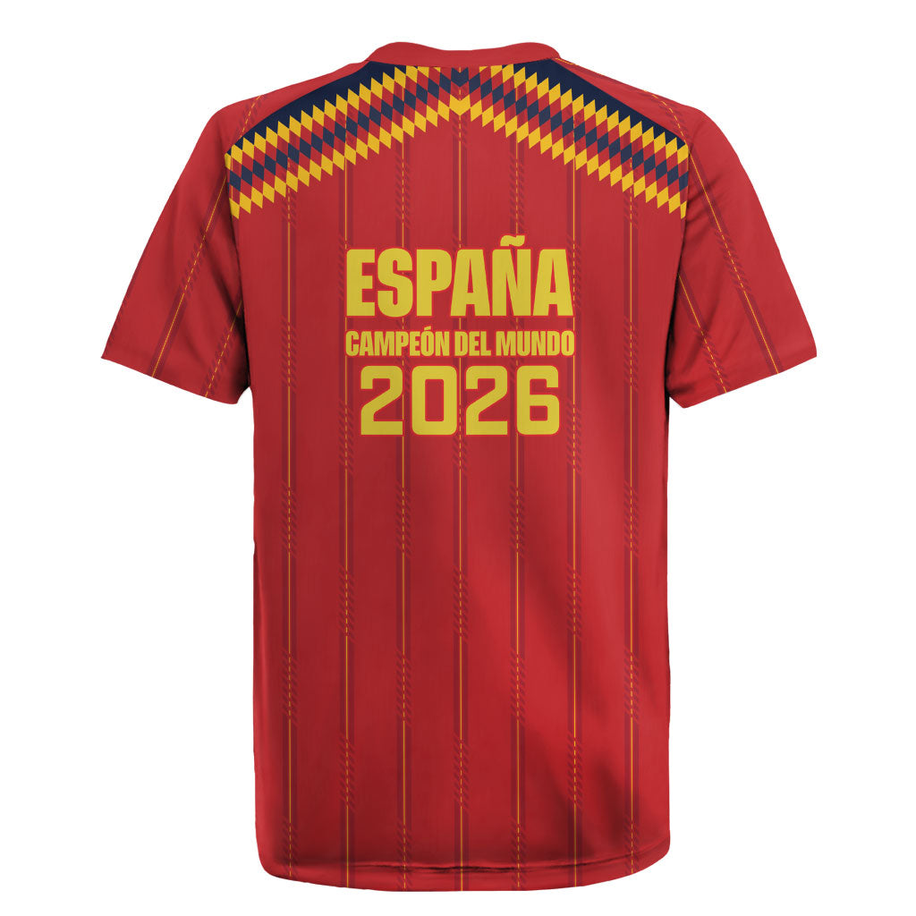 Spain Campeon del Mundo 2026 Rugby Jersey La Furia Roja History Has Been Made
