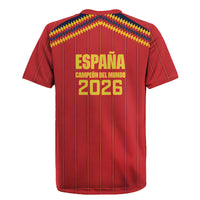Spain Campeon del Mundo 2026 Rugby Jersey La Furia Roja History Has Been Made