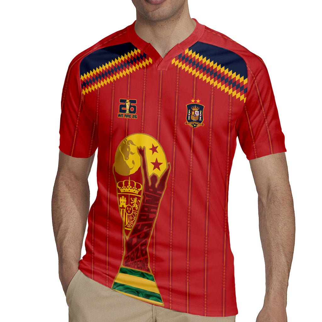 Spain Campeon del Mundo 2026 Rugby Jersey La Furia Roja History Has Been Made