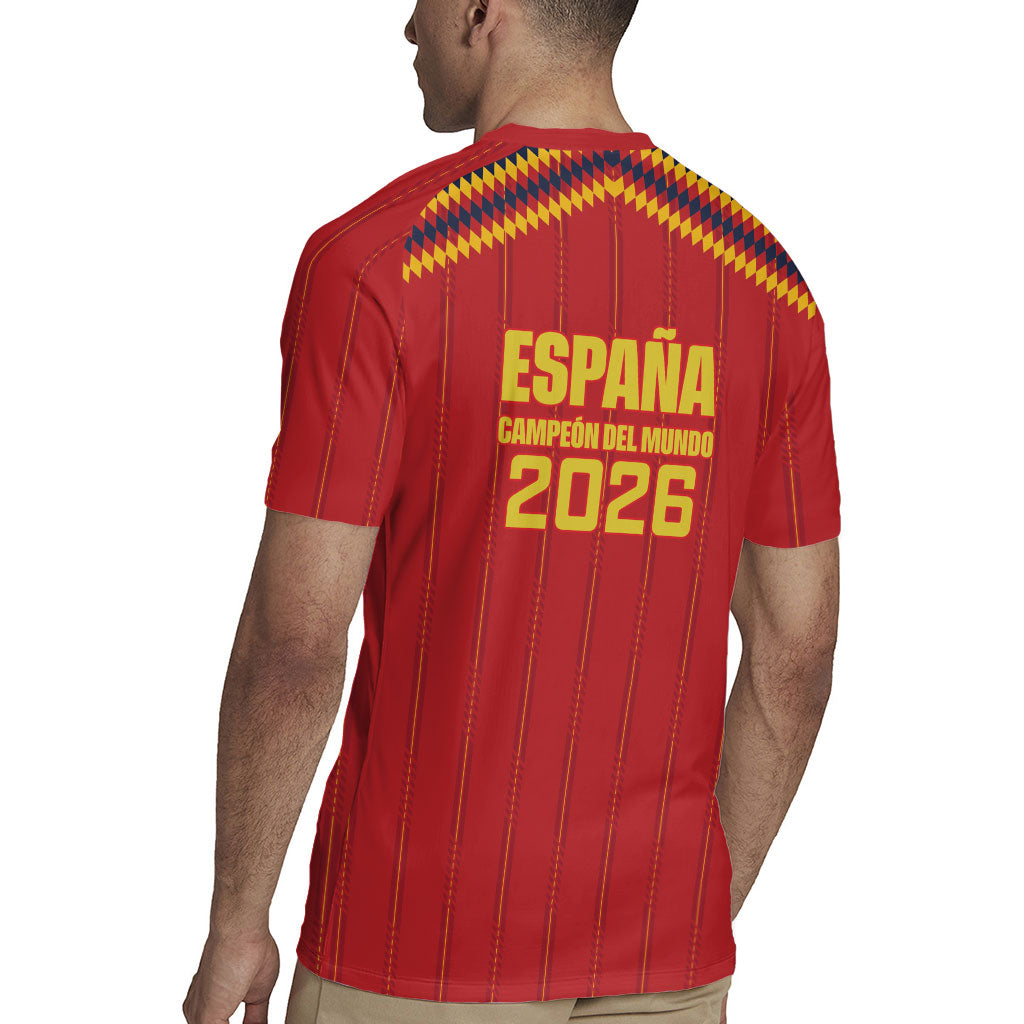 Spain Campeon del Mundo 2026 Rugby Jersey La Furia Roja History Has Been Made