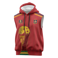 Spain Campeon del Mundo 2026 Sleeveless Hoodie La Furia Roja History Has Been Made