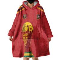Spain Campeon del Mundo 2026 Wearable Blanket Hoodie La Furia Roja History Has Been Made