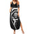 New Zealand Aotearoa Rugby Summer Maxi Dress Black Fern Maori Tribal Sporty Style - Wonder Print Shop