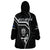 New Zealand Aotearoa Rugby Wearable Blanket Hoodie Black Fern Maori Tribal Sporty Style - Wonder Print Shop
