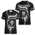 New Zealand Aotearoa Rugby Women V Neck T Shirt Black Fern Maori Tribal Sporty Style - Wonder Print Shop