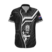 Custom New Zealand Aotearoa Rugby Hawaiian Shirt Black Fern Maori Tribal Sporty Style - Wonder Print Shop