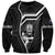 Custom New Zealand Aotearoa Rugby Sweatshirt Black Fern Maori Tribal Sporty Style - Wonder Print Shop