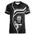 Custom New Zealand Aotearoa Rugby Women V Neck T Shirt Black Fern Maori Tribal Sporty Style - Wonder Print Shop