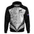Custom New Zealand Rugby Hoodie Proud Aoteroa Stylised Maori Koru - Wonder Print Shop