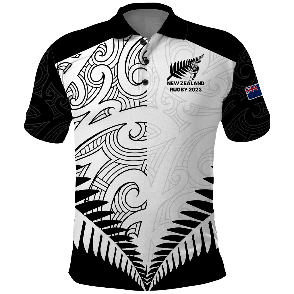 custom-new-zealand-rugby-polo-shirt-proud-aoteroa-stylised-maori-koru