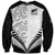 Custom New Zealand Rugby Sweatshirt Proud Aoteroa Stylised Maori Koru - Wonder Print Shop