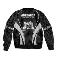 New Zealand Aotearoa Rugby Bomber Jacket Haka Dance Mixed Silver Fern Sporty Style LT9 - Wonder Print Shop