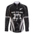 New Zealand Aotearoa Rugby Family Matching Puletasi Dress and Hawaiian Shirt Haka Dance Mixed Silver Fern Sporty Style - Wonder Print Shop
