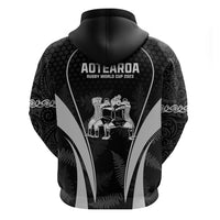 New Zealand Aotearoa Rugby Hoodie Haka Dance Mixed Silver Fern Sporty Style - Wonder Print Shop