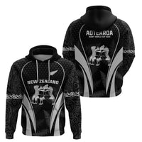 New Zealand Aotearoa Rugby Hoodie Haka Dance Mixed Silver Fern Sporty Style - Wonder Print Shop