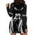 New Zealand Aotearoa Rugby Hoodie Dress Haka Dance Mixed Silver Fern Sporty Style - Wonder Print Shop