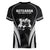 New Zealand Aotearoa Rugby Women V Neck T Shirt Haka Dance Mixed Silver Fern Sporty Style - Wonder Print Shop