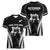 New Zealand Aotearoa Rugby Women V Neck T Shirt Haka Dance Mixed Silver Fern Sporty Style - Wonder Print Shop