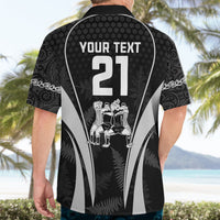 Custom New Zealand Aotearoa Rugby Hawaiian Shirt Haka Dance Mixed Silver Fern Sporty Style - Wonder Print Shop