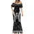 Custom New Zealand Aotearoa Rugby Mermaid Dress Haka Dance Mixed Silver Fern Sporty Style - Wonder Print Shop