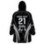 Custom New Zealand Aotearoa Rugby Wearable Blanket Hoodie Haka Dance Mixed Silver Fern Sporty Style - Wonder Print Shop