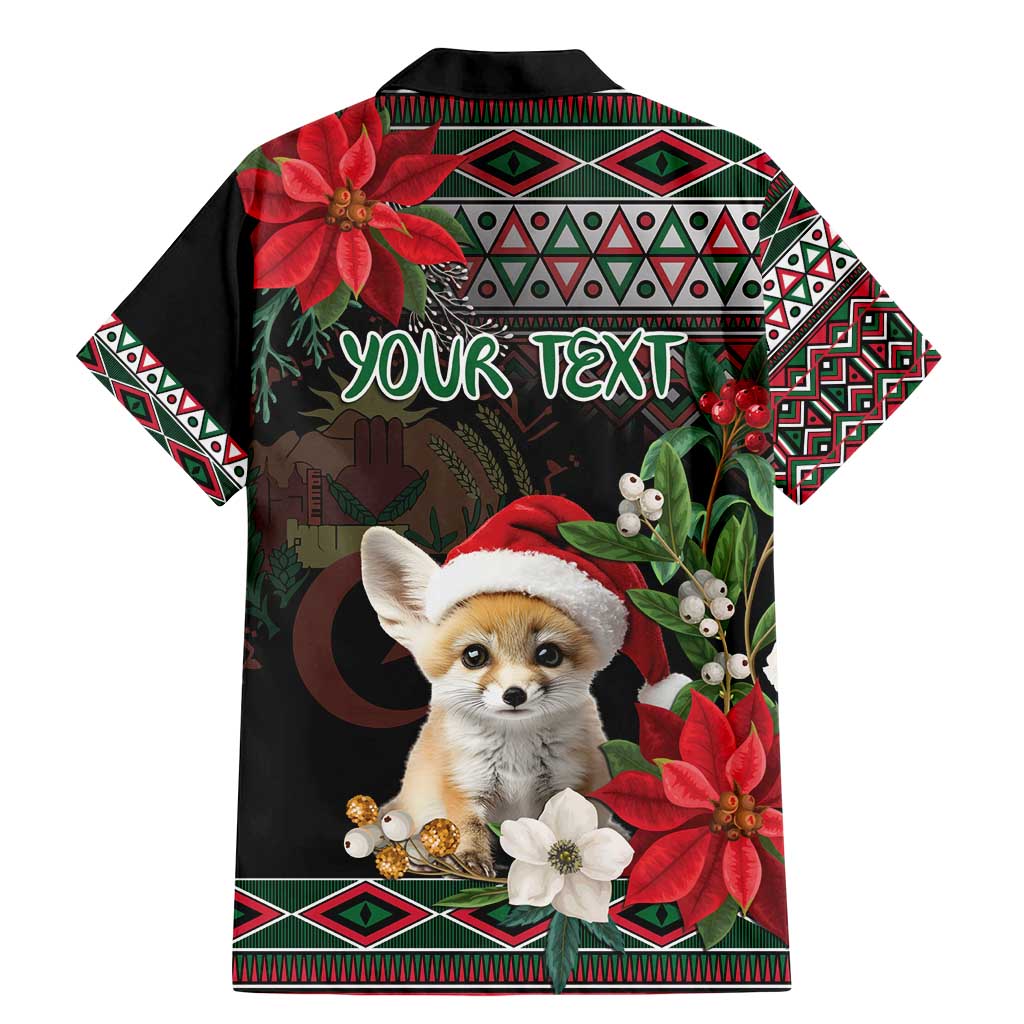 Algeria Christmas Personalized Family Matching Mermaid Dress and Hawaiian Shirt Fennec Fox Santa and Traditional Pattern LT9 - Wonder Print Shop