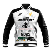 New Zealand South Africa Rugby Baseball Jacket History Commemorative World Cup Winners Unique LT9 - Wonder Print Shop