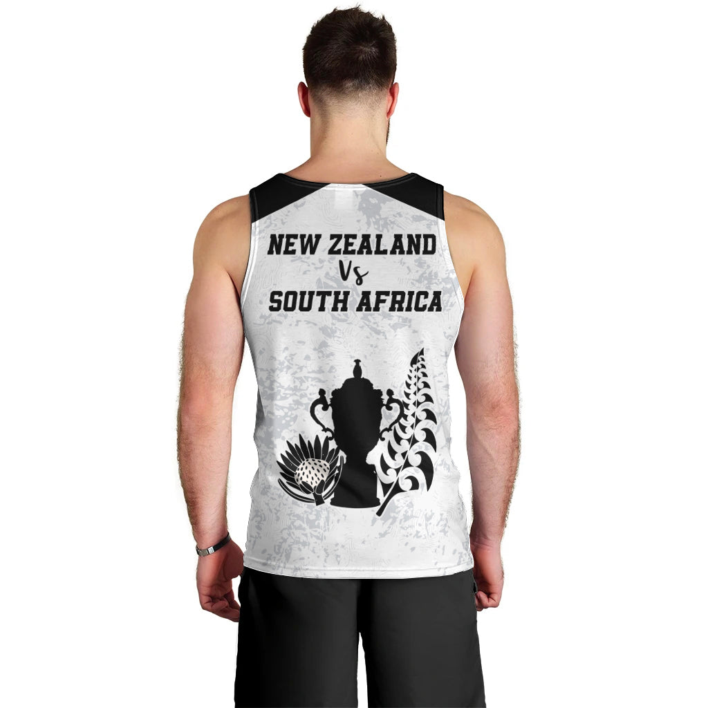 New Zealand South Africa Rugby Men Tank Top History Commemorative World Cup Winners Unique - Wonder Print Shop