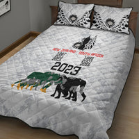 New Zealand South Africa Rugby Quilt Bed Set History Commemorative World Cup Winners Unique - Wonder Print Shop