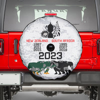 New Zealand South Africa Rugby Spare Tire Cover History Commemorative World Cup Winners Unique - Wonder Print Shop