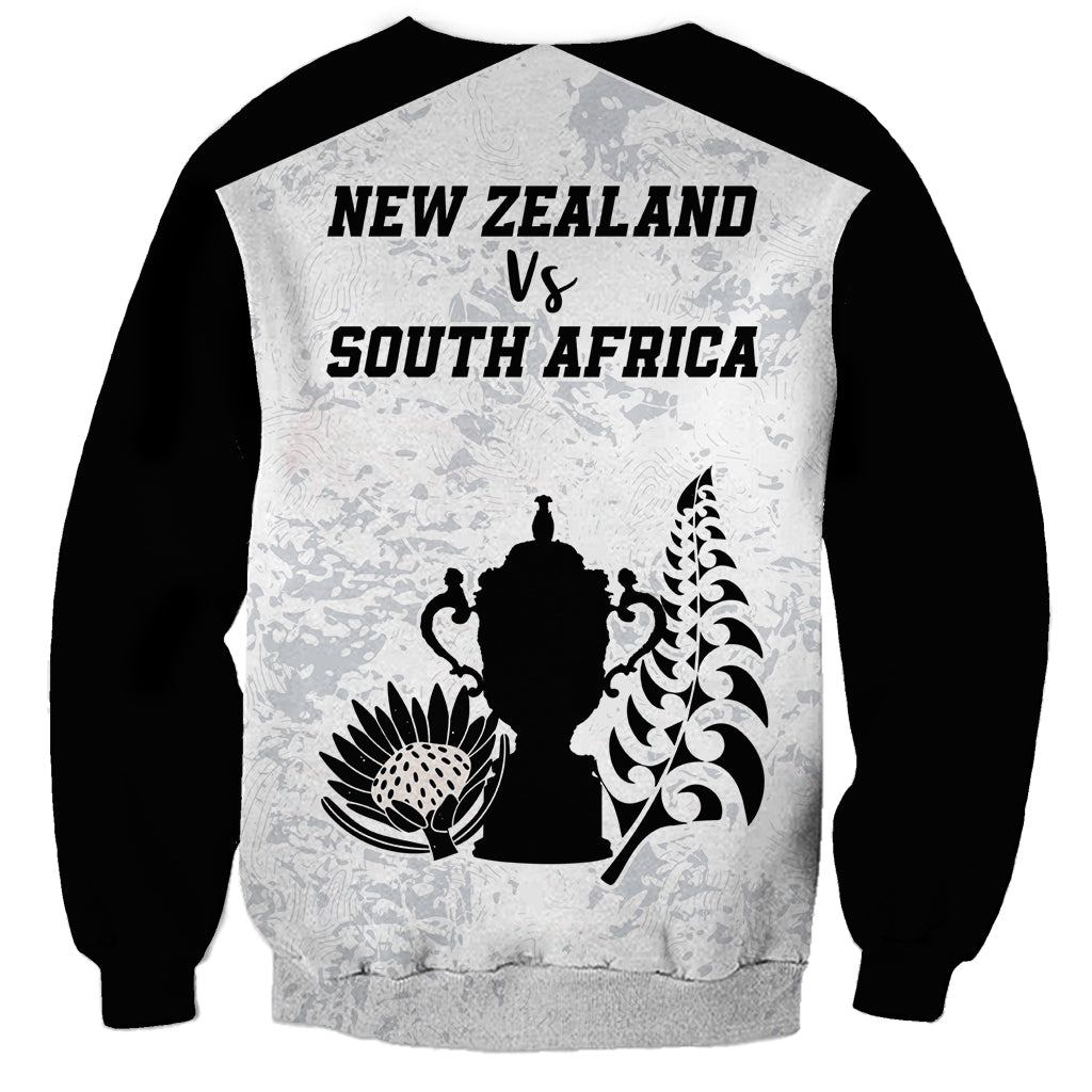 New Zealand South Africa Rugby Sweatshirt History Commemorative World Cup Winners Unique - Wonder Print Shop