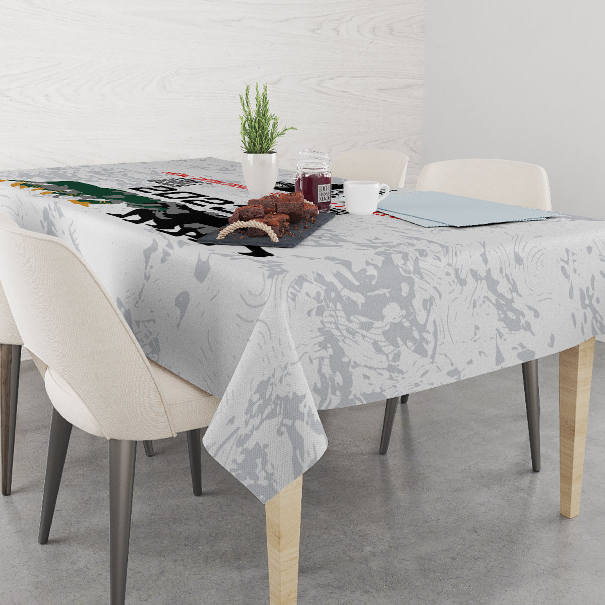 New Zealand South Africa Rugby Tablecloth History Commemorative World Cup Winners Unique - Wonder Print Shop