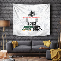 New Zealand South Africa Rugby Tapestry History Commemorative World Cup Winners Unique - Wonder Print Shop