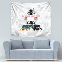 New Zealand South Africa Rugby Tapestry History Commemorative World Cup Winners Unique - Wonder Print Shop