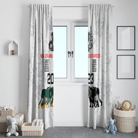 New Zealand South Africa Rugby Window Curtain History Commemorative World Cup Winners Unique - Wonder Print Shop